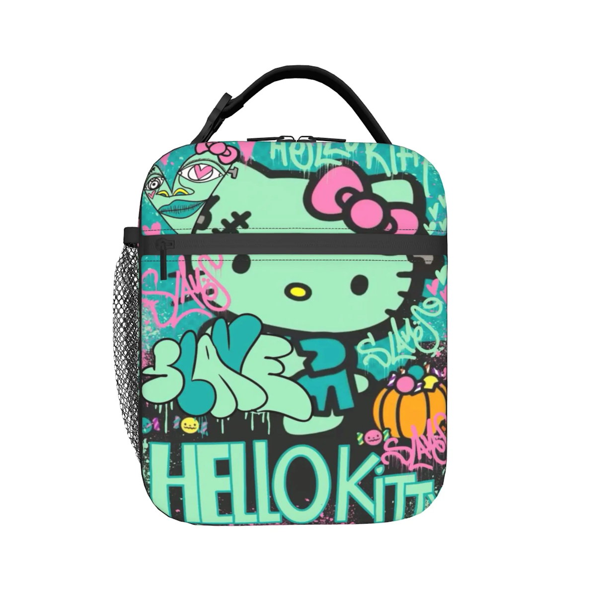 Hello Kitty Lunch Bag Portable Insulated Tote for Girls - ChildAngle