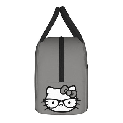 Hello Kitty Lunch Bags Portable Insulated Tote for Schools - ChildAngle