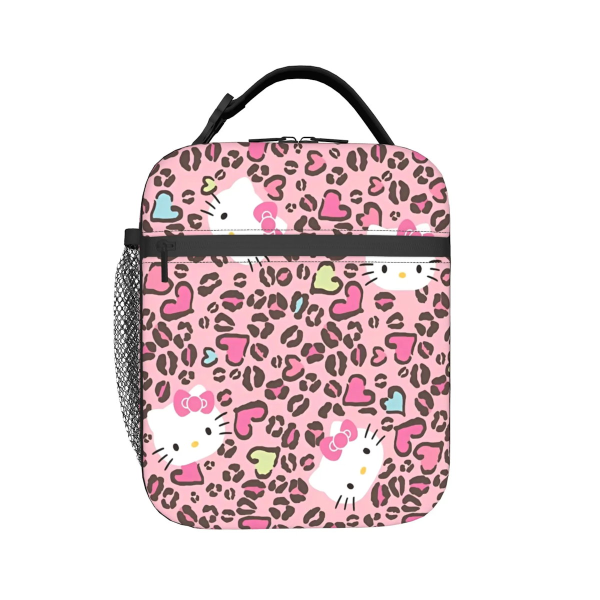 Hello Kitty Lunch Bag Portable Insulated Tote for Girls - ChildAngle