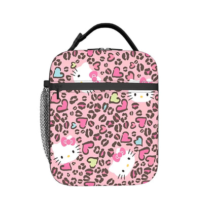 Hello Kitty Lunch Bag Portable Insulated Tote for Girls - ChildAngle