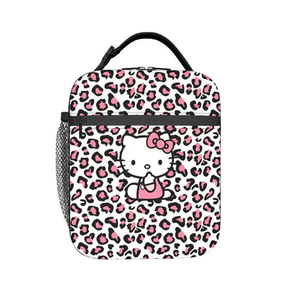 Hello Kitty Lunch Bag Portable Insulated Tote for Girls - ChildAngle