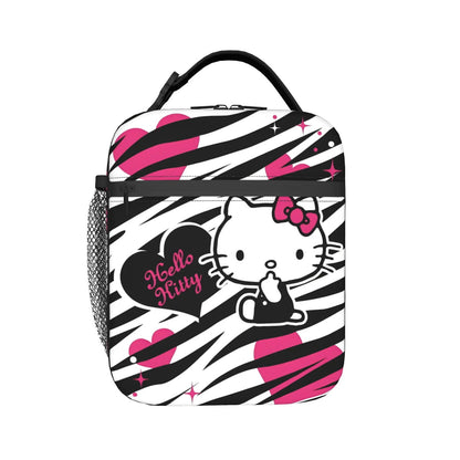 Hello Kitty Lunch Bag Portable Insulated Tote for Girls - ChildAngle