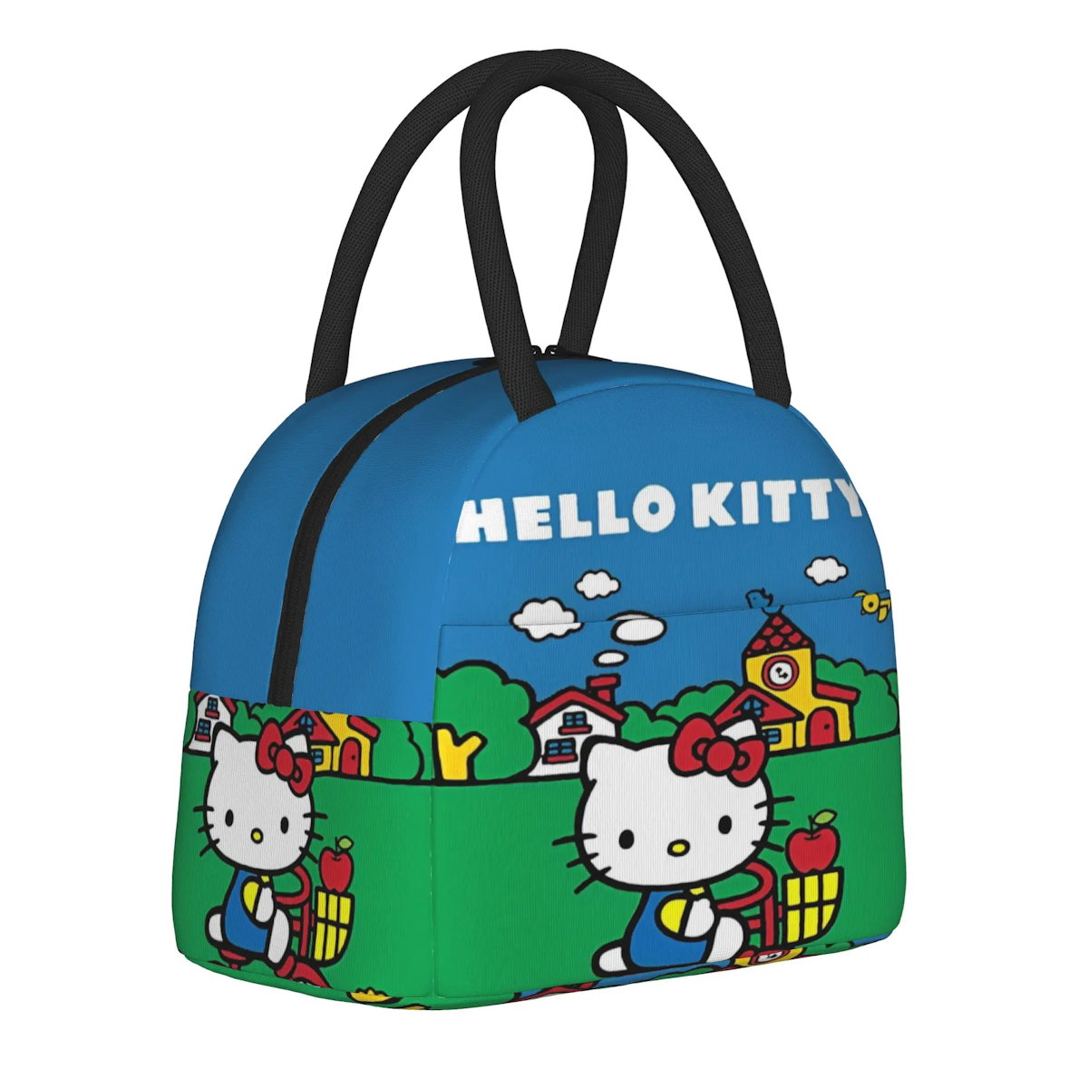 Hello Kitty Lunch Bags Portable Insulated Tote for Schools - ChildAngle
