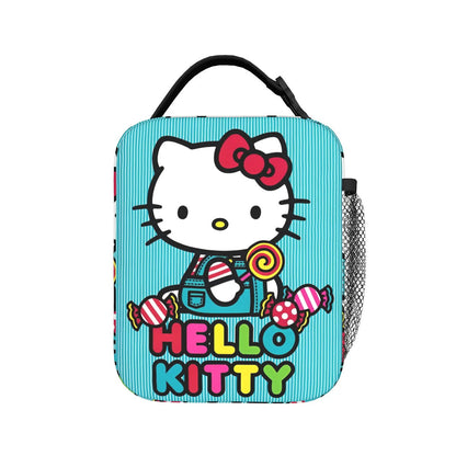 Hello Kitty Lunch Bag Portable Insulated Tote for Girls - ChildAngle