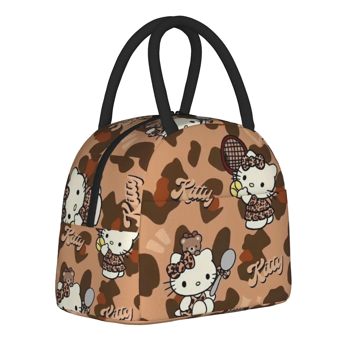 Hello Kitty Lunch Bags Portable Insulated Tote for Schools - ChildAngle