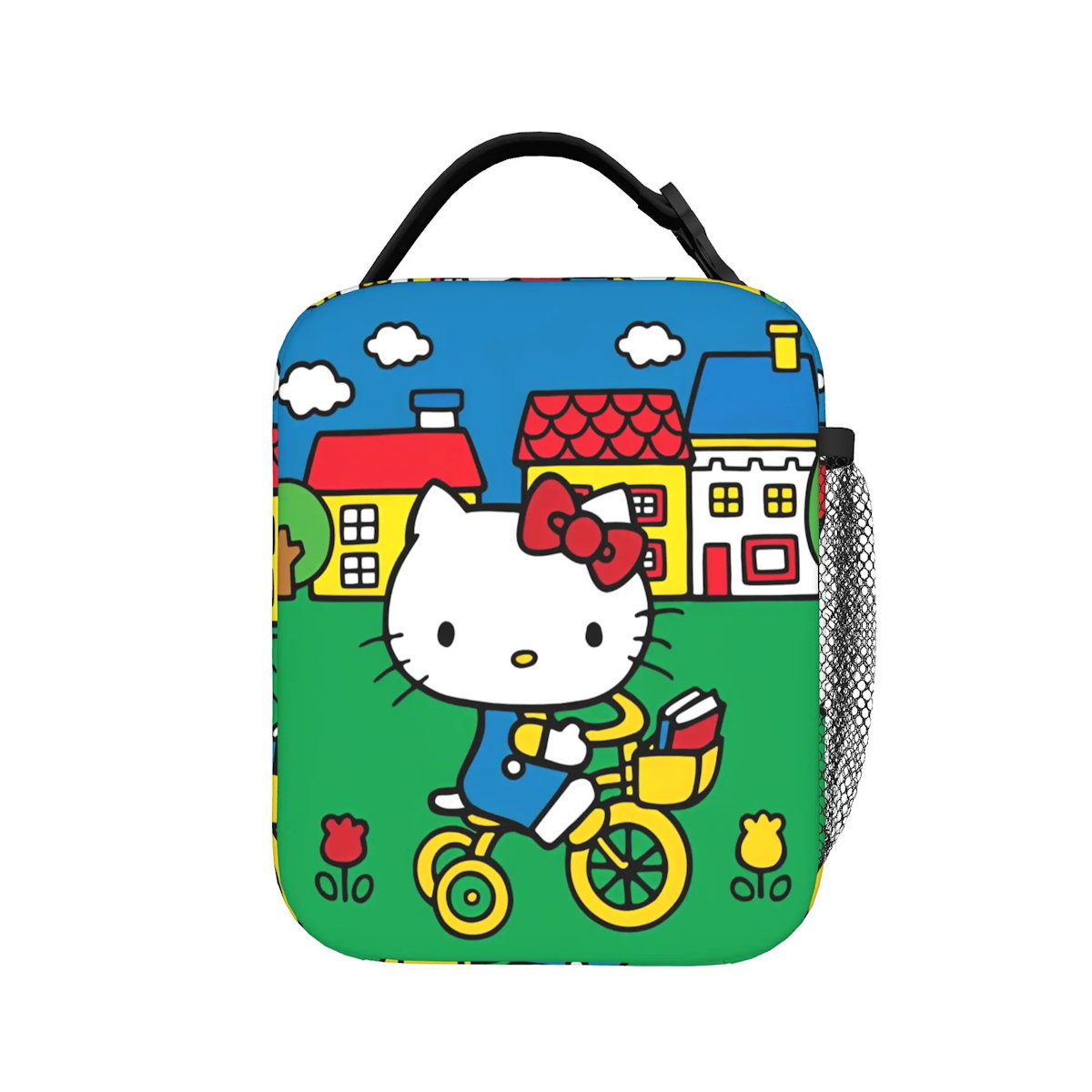 Hello Kitty Lunch Bag Portable Insulated Tote for Girls - ChildAngle