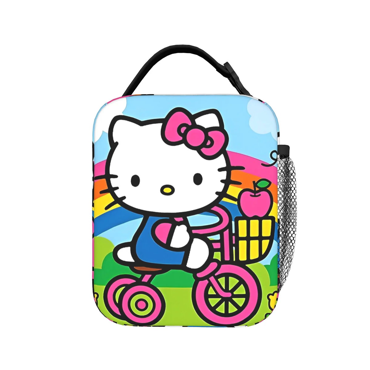Hello Kitty Lunch Bag Portable Insulated Tote for Girls - ChildAngle