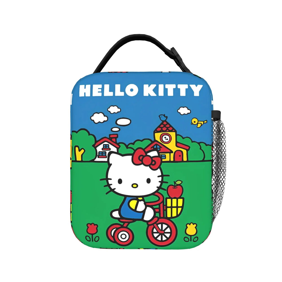 Hello Kitty Lunch Bag Portable Insulated Tote for Girls - ChildAngle