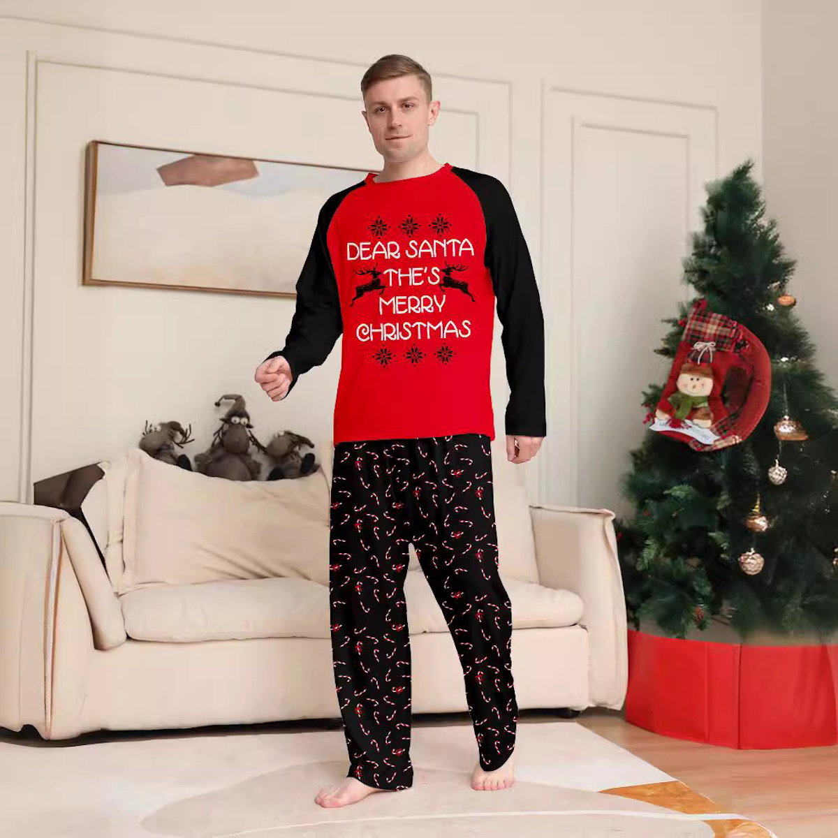 Matching Family Pajamas Set Merry Christmas Dear Santa - ChildAngleMatching Family Pajamas Set Merry Christmas Dear Santa - ChildAngle