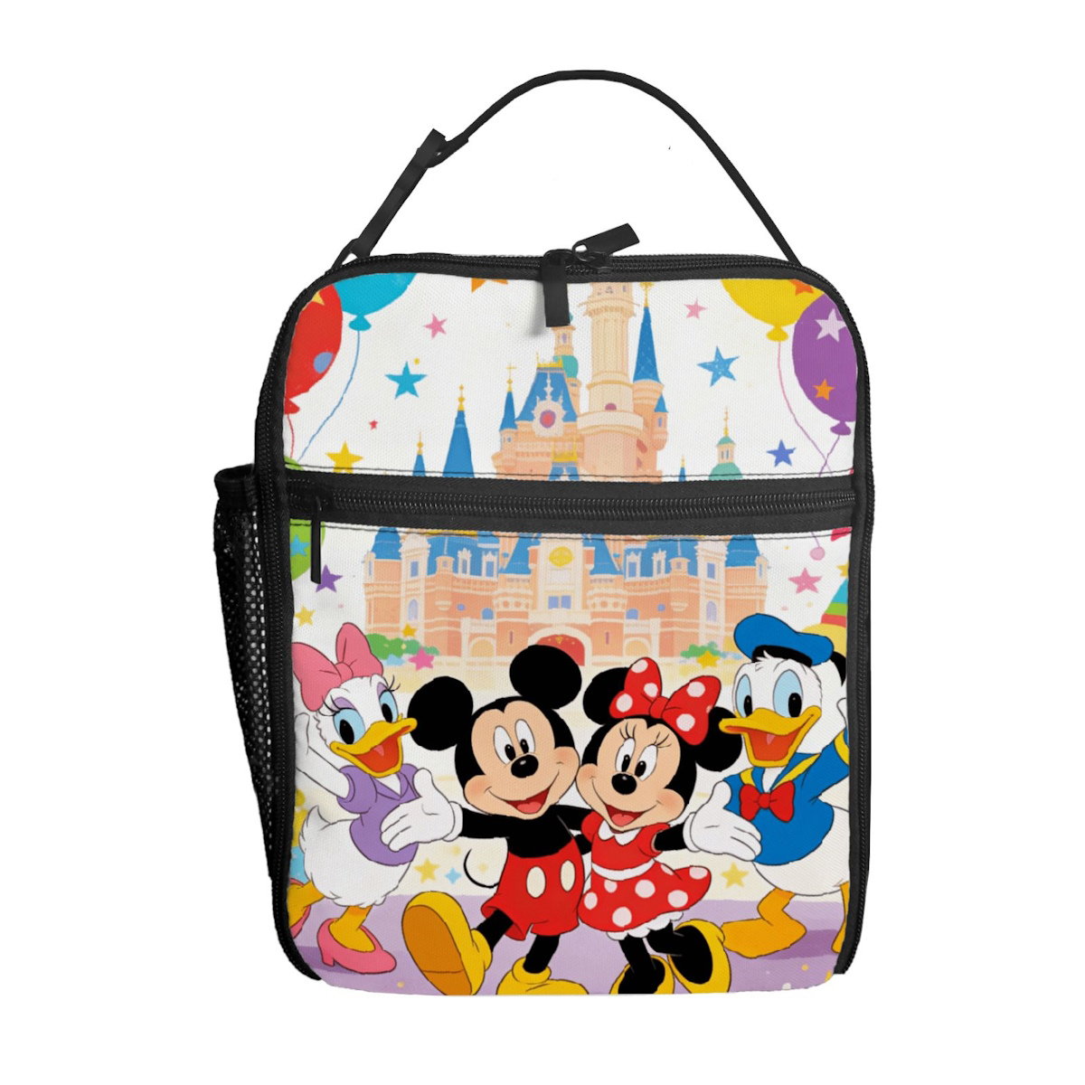Disney Mickey Mouse Minnie Mouse Lunch Bag Portable Lunch Tote - ChildAngle
