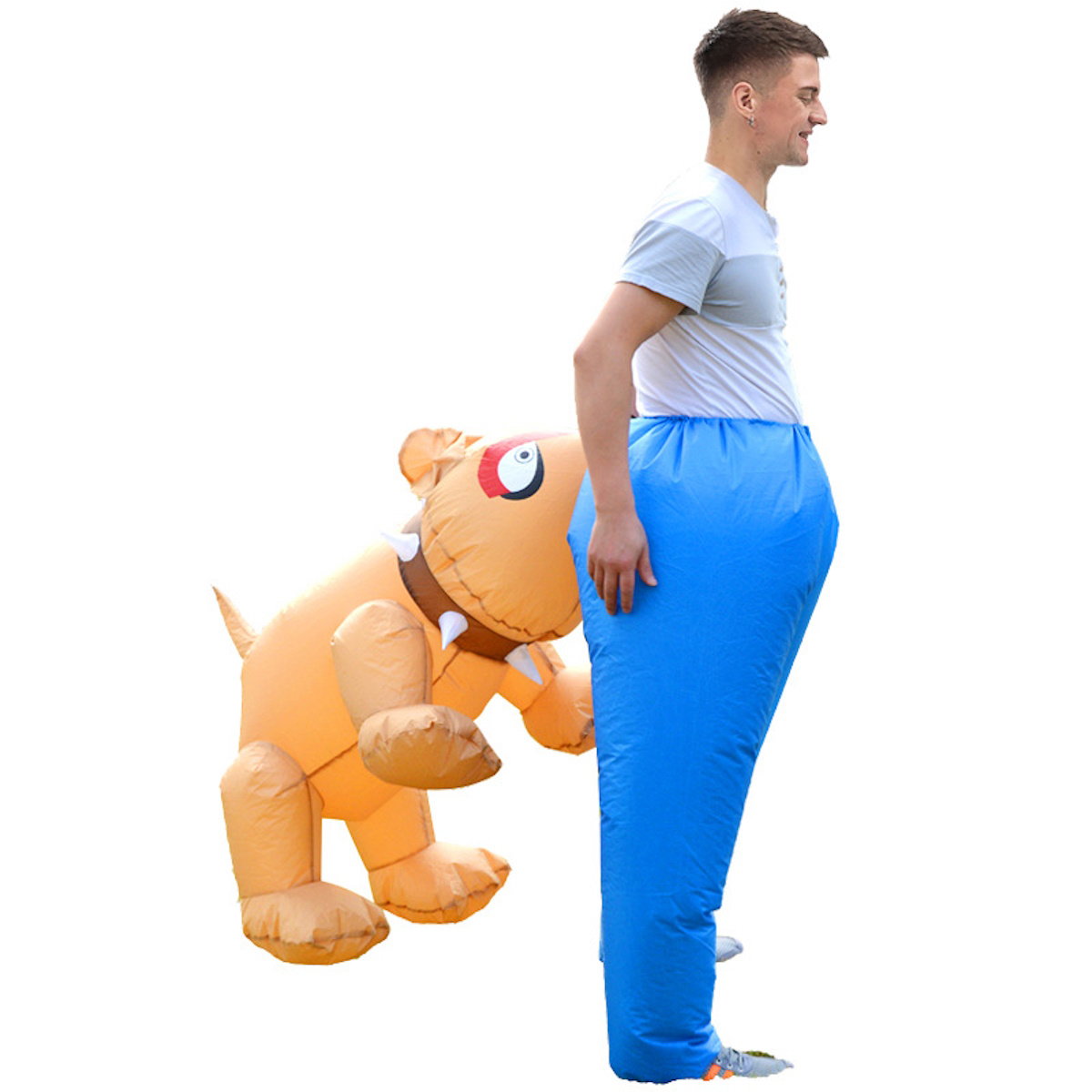 Teens and Adults Dog Bite Butt Inflatable Costumes - ChildAngle