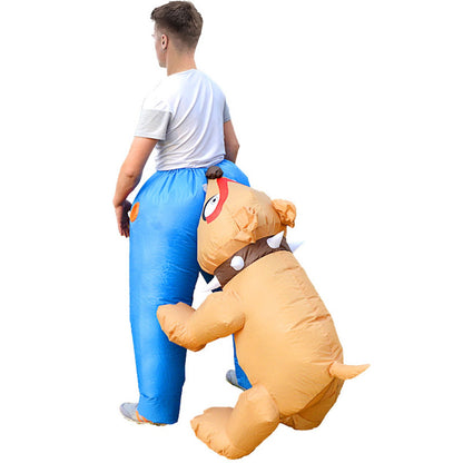 Teens and Adults Dog Bite Butt Inflatable Costumes - ChildAngle