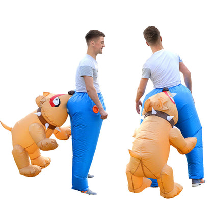 Teens and Adults Dog Bite Butt Inflatable Costumes - ChildAngle