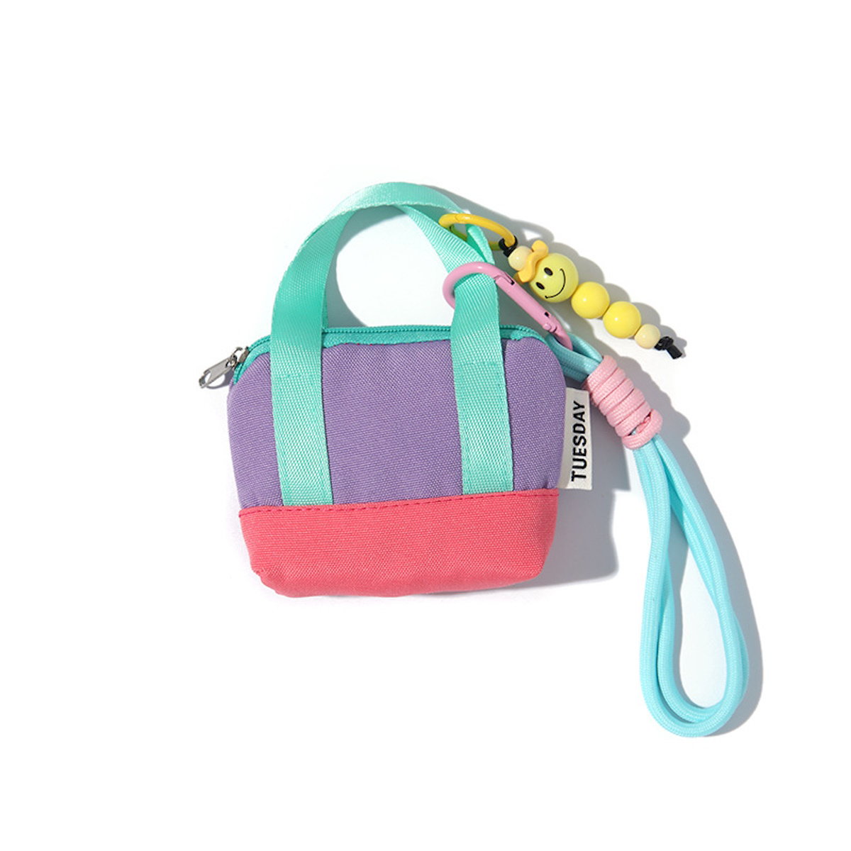 Set of canvas colorful small handbags with straps for AirPods and all Earphones - ChildAngle Universal AirPods Case