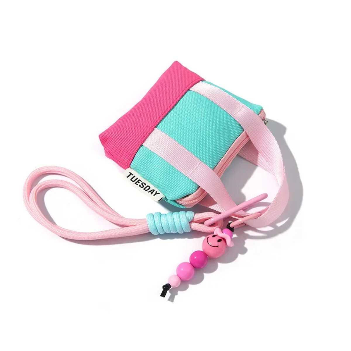 Set of canvas colorful small handbags with straps for AirPods and all Earphones - ChildAngle Universal AirPods Case