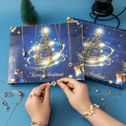 Teens Advent Calendar Jewelry Advent Calendar for Girls Earring Advent Calendar Christmas Calendar Necklace Earrings - ChildAngle