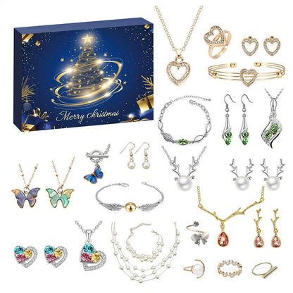 Teens Advent Calendar Jewelry Advent Calendar for Girls Earring Advent Calendar Christmas Calendar Necklace Earrings - ChildAngle