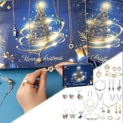 Teens Advent Calendar Jewelry Advent Calendar for Girls Earring Advent Calendar Christmas Calendar Necklace Earrings - ChildAngle