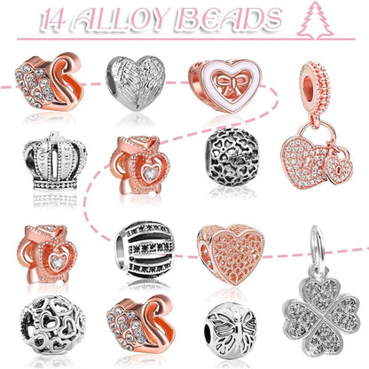 Teens Advent Calendar Jewelry Advent Calendar for Girls Earring Advent Calendar Christmas Calendar Necklace Earrings - ChildAngle