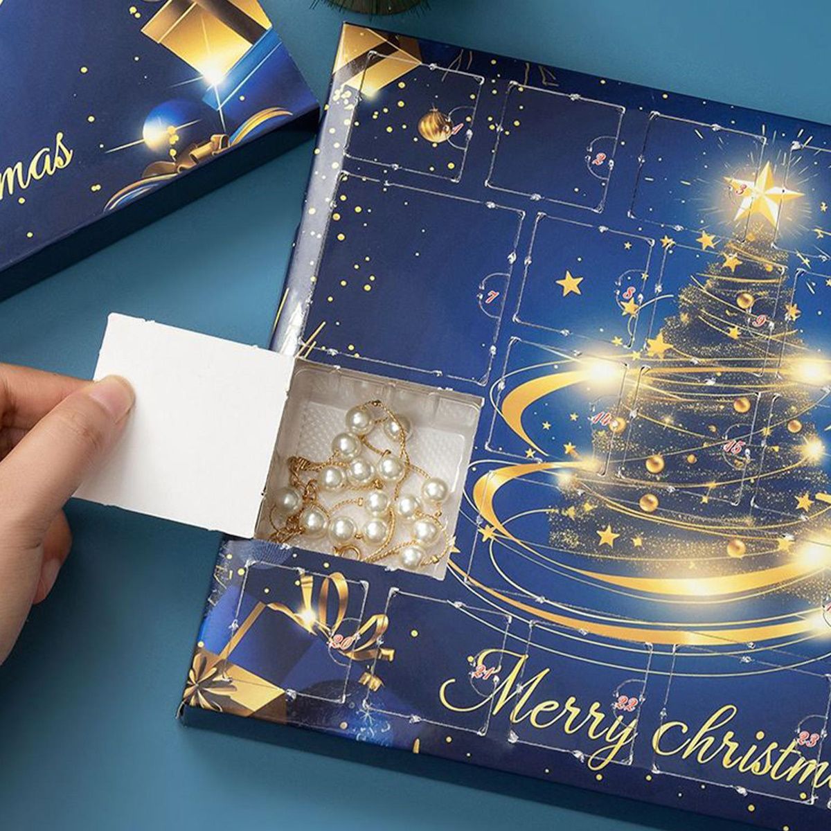 Teens Advent Calendar Jewelry Advent Calendar for Girls Earring Advent Calendar Christmas Calendar Necklace Earrings - ChildAngle