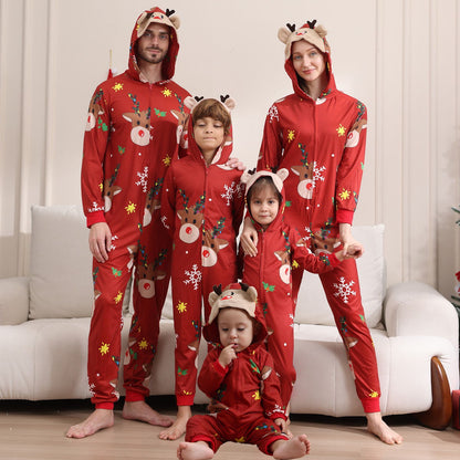 Family Matching Christmas PJS Onesie Pyjamas Santa Pola Bear Reindeer Pajama Set - ChildAngle