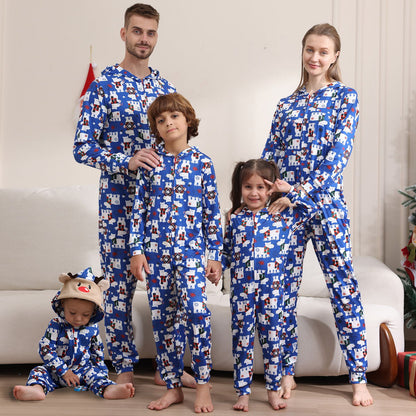 Family Matching Christmas PJS Onesie Pyjamas Santa Pola Bear Reindeer Pajama Set - ChildAngle