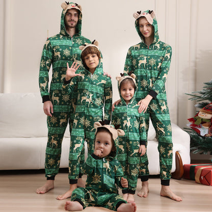 Family Matching Christmas PJS Onesie Pyjamas Santa Pola Bear Reindeer Pajama Set - ChildAngle