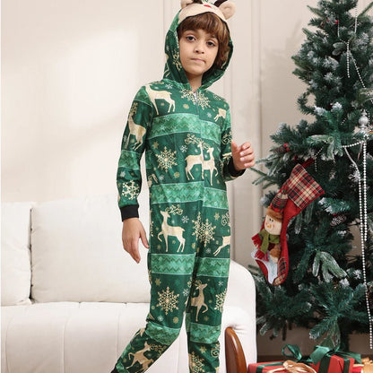 Family Matching Christmas PJS Onesie Pyjamas Santa Pola Bear Reindeer Pajama Set - ChildAngle