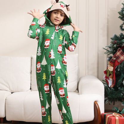 Family Matching Christmas PJS Onesie Pyjamas Santa Pola Bear Reindeer Pajama Set - ChildAngle