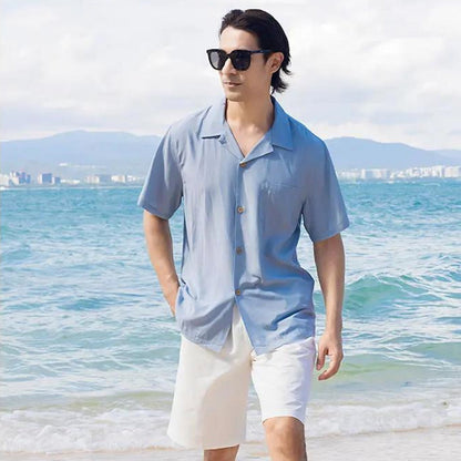 Family Matching Outfits Blue Shorts White Shorts and Tie Dye Cross Front Dress - ChildAngle