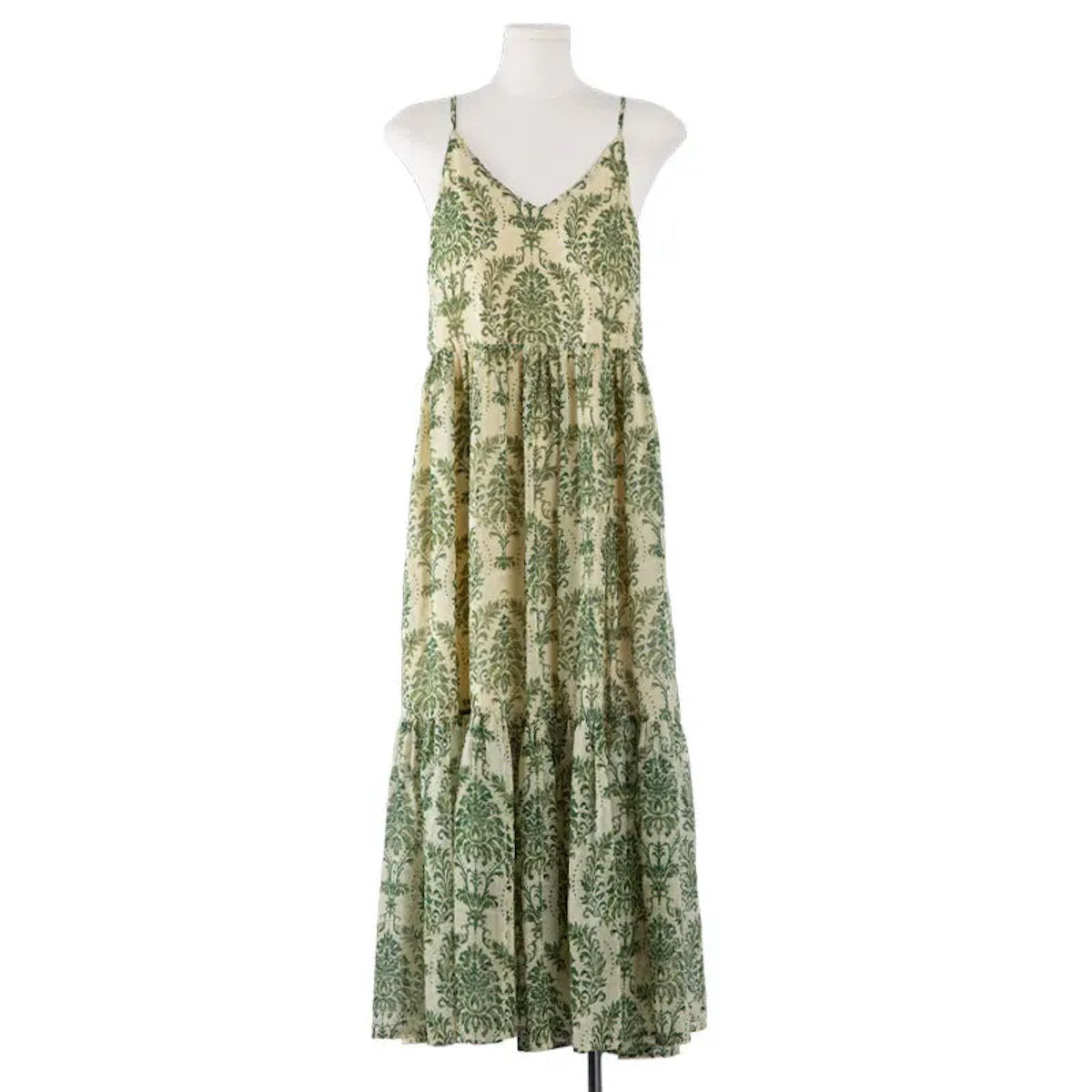 Family Matching Outfits Palm Leaves Tropical Maxi Dress and Shirts Set - ChildAngle