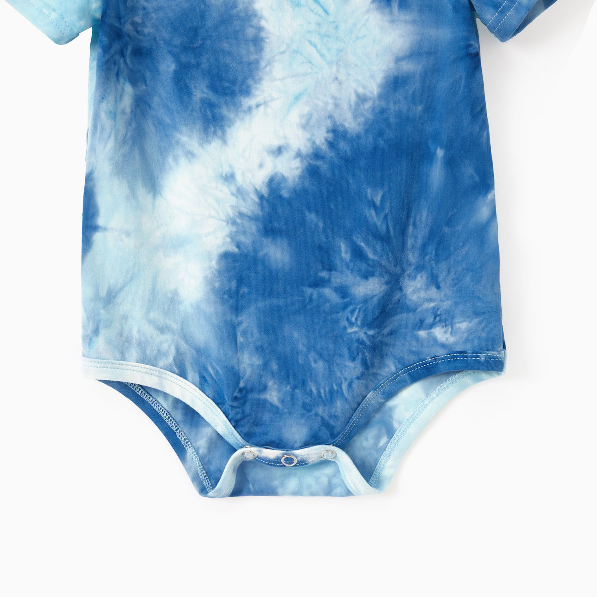 Family Matching Tie Dye Sleeveless Tank Dresses and Short-sleeve T-shirts Sets - ChildAngle