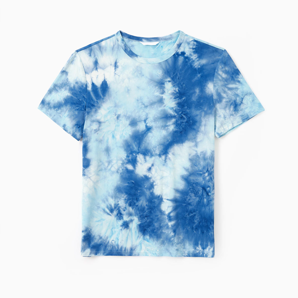 Family Matching Tie Dye Sleeveless Tank Dresses and Short-sleeve T-shirts Sets - ChildAngle