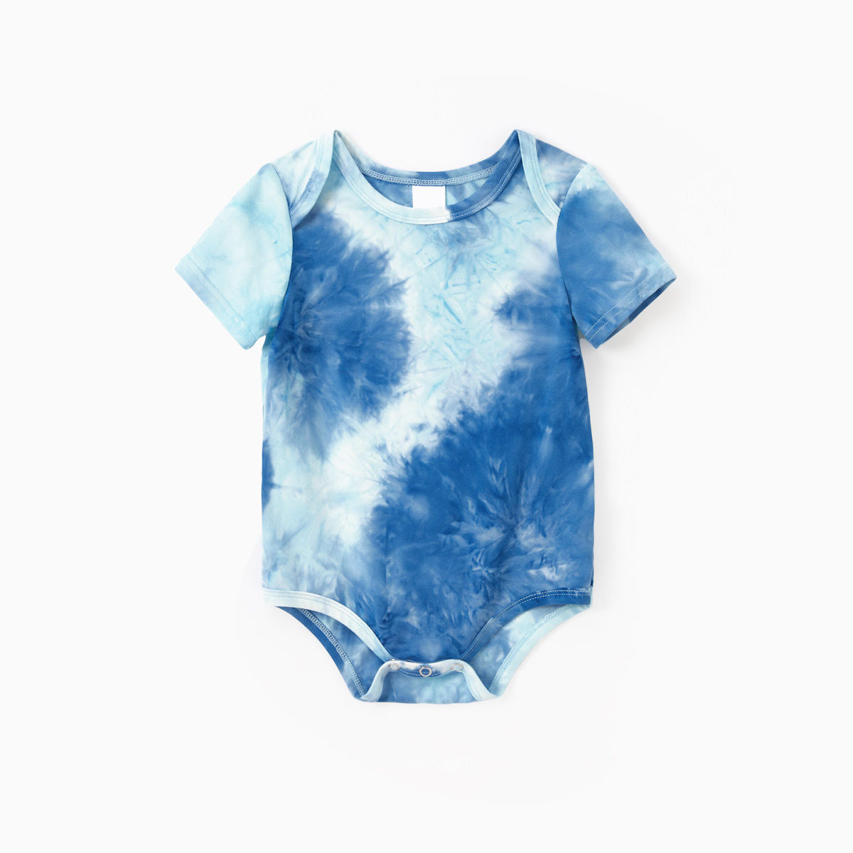 Family Matching Tie Dye Sleeveless Tank Dresses and Short-sleeve T-shirts Sets - ChildAngle