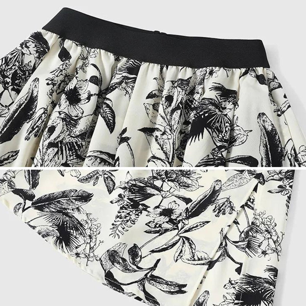 Matching Family Outfits Palm Leaves Outfits Dress and T-Shirts Set - ChildAngle