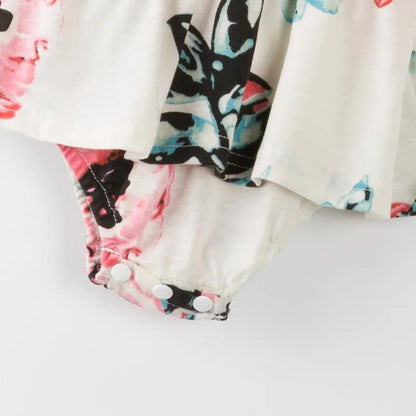Family Matching Dress Floral Dress for Mother and daughter and Floral T-shirts Set - ChildAngle
