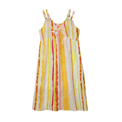 Family matching yellow and white striped outfits - ChildAngle Family Beach Matching Outfits