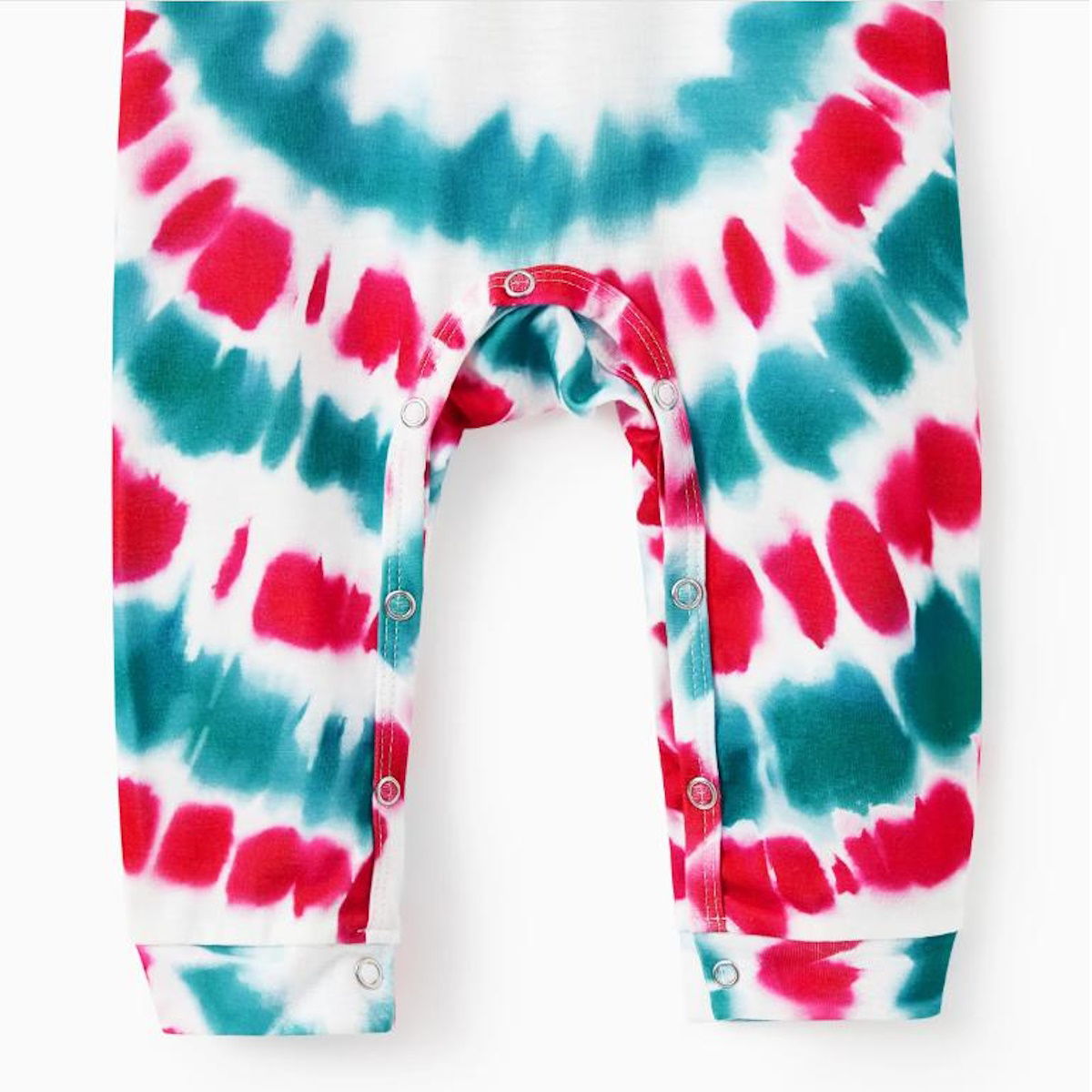 Red and Blue Tie Dye Snowman Family Matching Pajamas Christmas Sleepwear - ChildAngle