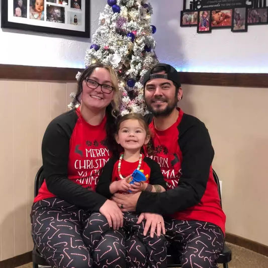 Matching Family Pajamas Set Merry Christmas Ya Filthy Animal - ChildAngle