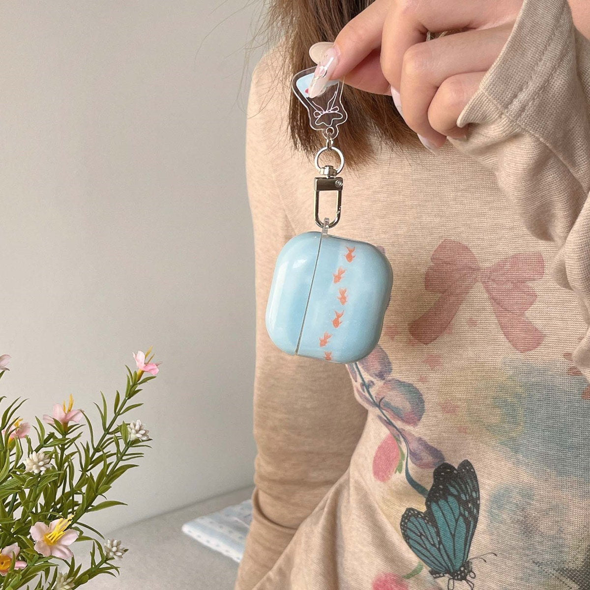 AirPods Pro 3 Fish AirPods Case Gold Fish AirPods Case - ChildAngle