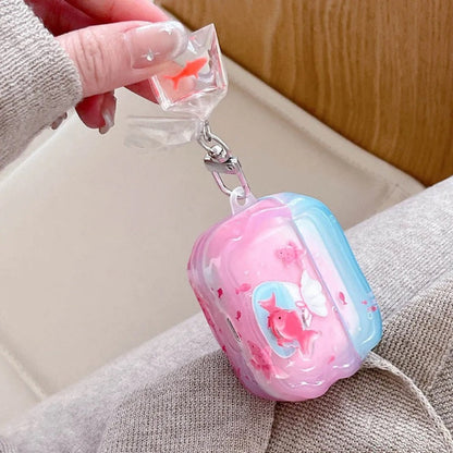 AirPods Pro 3 Fish AirPods Case Gold Fish AirPods Case - ChildAngle