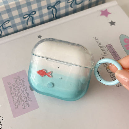 AirPods Pro 3 Fish AirPods Case Gold Fish AirPods Case - ChildAngle