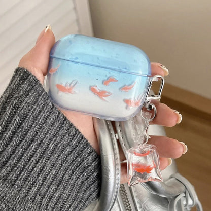 AirPods Pro 3 Fish AirPods Case Gold Fish AirPods Case - ChildAngle