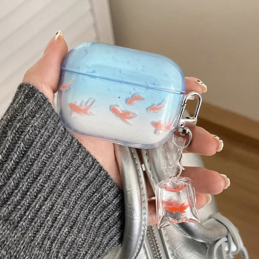 AirPods Pro 3 Fish AirPods Case Gold Fish AirPods Case - ChildAngle