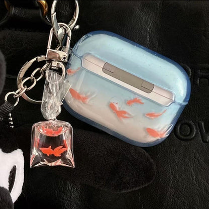 AirPods Pro 3 Fish AirPods Case Gold Fish AirPods Case - ChildAngle