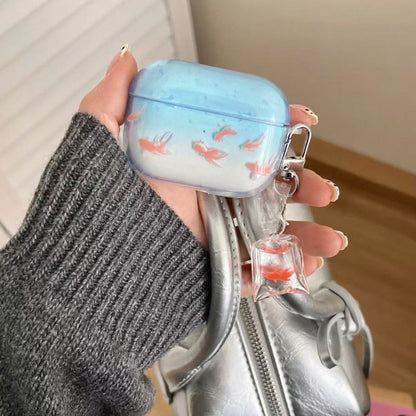 AirPods Pro 3 Fish AirPods Case Gold Fish AirPods Case - ChildAngle