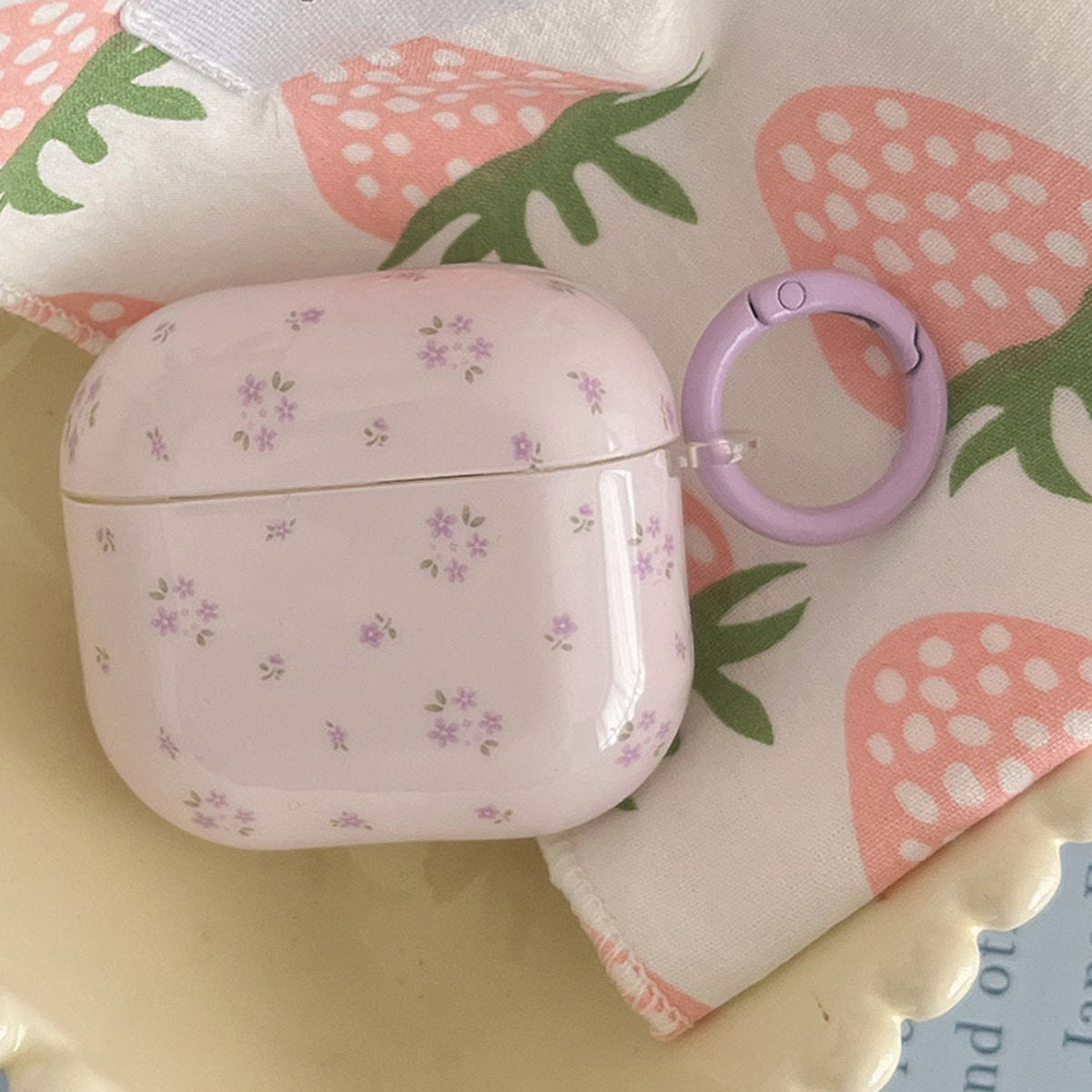 Clear Flower AirPods Case - Floral ChildAngle Flower AirPods Case