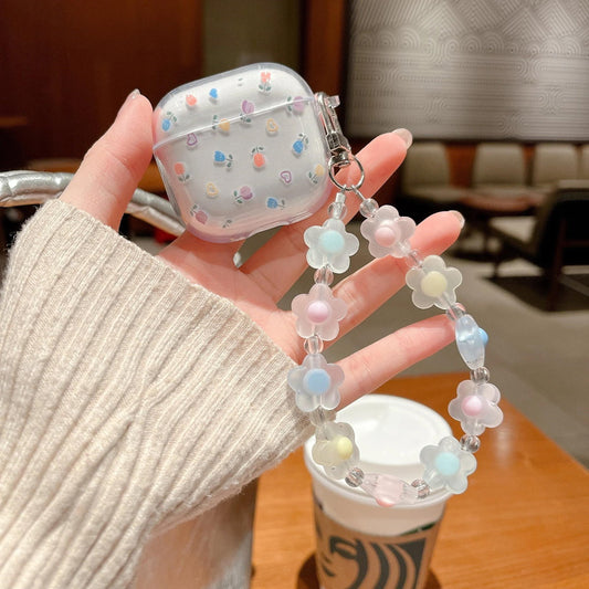 Clear Flower AirPods Case - Floral ChildAngle Flower AirPods Case
