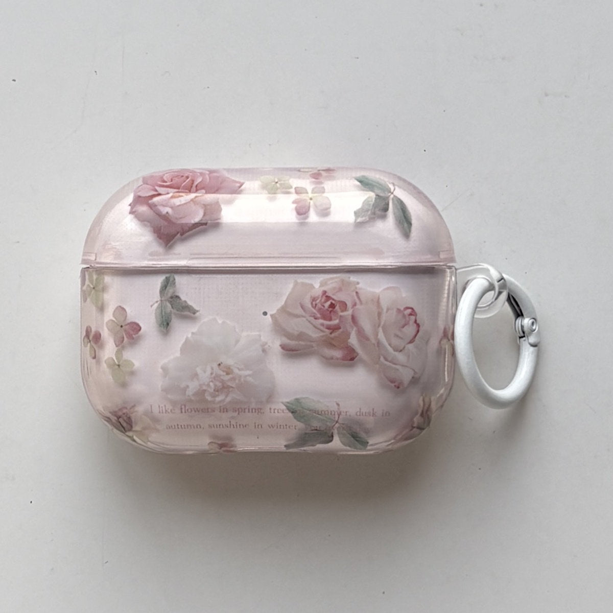 Clear Flower AirPods Case - Floral ChildAngle Flower AirPods Case