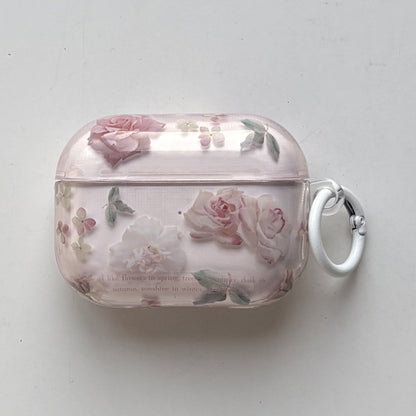Clear Flower AirPods Case - Floral ChildAngle Flower AirPods Case